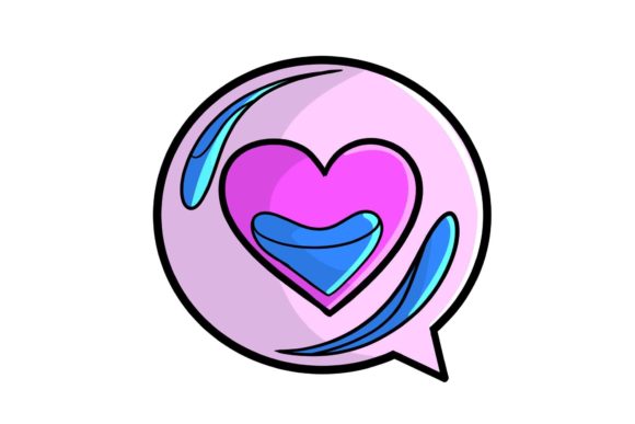 Add Charm to Your Wedding Designs with Heart Chat Stickers