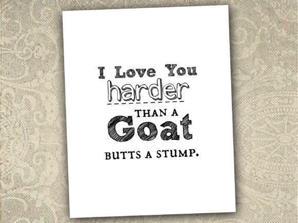 Goats, Stumps, and Paper: The Perfect First Anniversary Keepsake