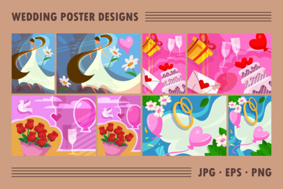 Streamline Your Wedding Invitations with This Poster Set