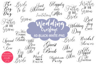Wedding Overlays- Wedding Word Art: Essential Text for Every Detail